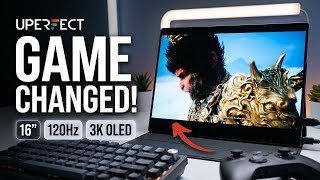 The UPERFECT  UColor O2 : This 16-inch , 120hz OLED Monitor Changed My Gaming Setup FOREVER!