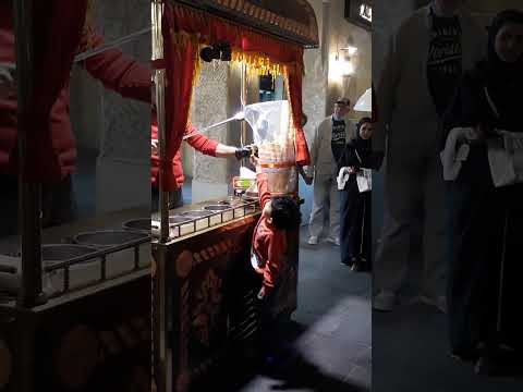 turkish ice cream pranking in Qatar souq