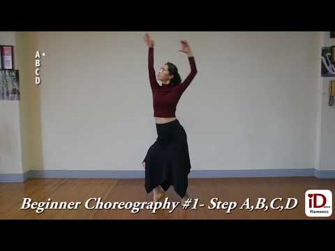 Flamenco Beginner Choreography Step ABCD