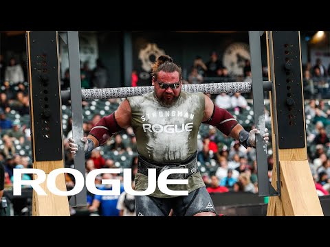 Yoke Carry, Overhead Log Lift Medley Highlights | Strongman Event 5 At The 2022 Rogue Invitational