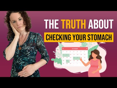 Can you check your stomach for signs of pregnancy