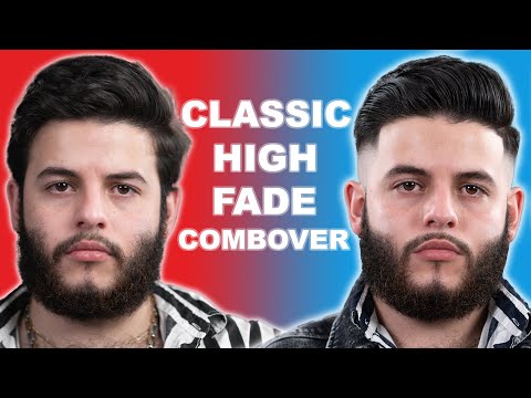 CLASSIC HIGH FADE COMBOVER HAIRCUT TUTORIAL! | EASY GUIDE