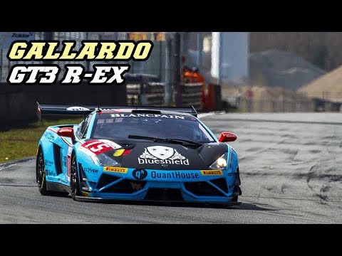 Lamborghini Gallardo GT3 R-EX - Great V10 sounds and downshifts (Zolder 2018)