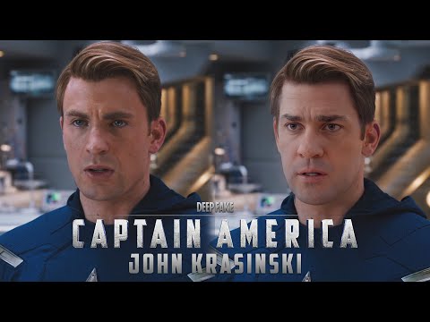 This Deepfake Of John Krasinski As Captain America Disturbingly Fits