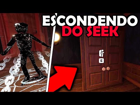 ME ESCONDI do SEEK para NÃO ME PEGAR no DOORS 2 do Roblox