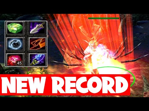 DOTA NEW KILLING RECORD (LESHRAC 55 KILLS RAMPAGE)