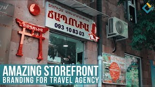 Storefront Branding Solution for travel agency