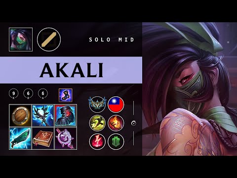 Akali Mid vs Ahri - TW Challenger Patch 26.02