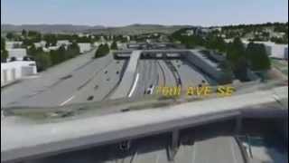 preview picture of video 'Sound Transit - East Link Light Rail: I-90 Segment'