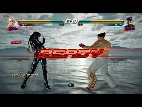 38 Lili Rochefort vs Kazuya Mishima - Tekken 7 ( Uchiha x24 ) Gameplay PC