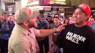 Letters First Soldier  Getting Hypnotized In Times Square By Mr. P