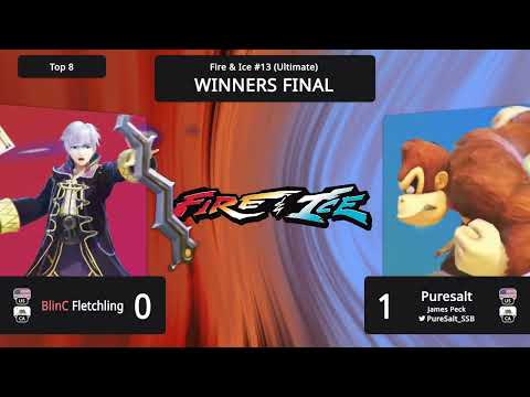 Fletchling (Robin) vs Puresalt (Donkey Kong) - Fire & Ice #13 Winners Finals