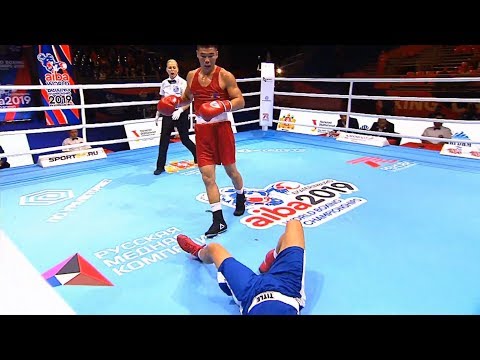 Round of 32 (69kg) GANBAATAR Bayarkhuu (MGL) vs PAN HUNG-MING (TPE) /AIBA World 2019