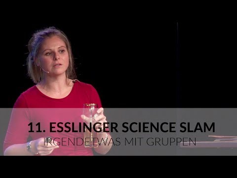 “Irgendetwas mit Gruppen” von Judith Alcock-Zeilinger -11. Esslinger Science Slam