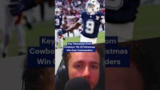 Key Takeaways from Cowboys’ 30-23 Christmas Win Over Commanders