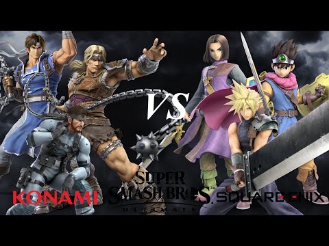 Super Smsah Bros. Ultimate: Konami vs. Square Enix Remake
