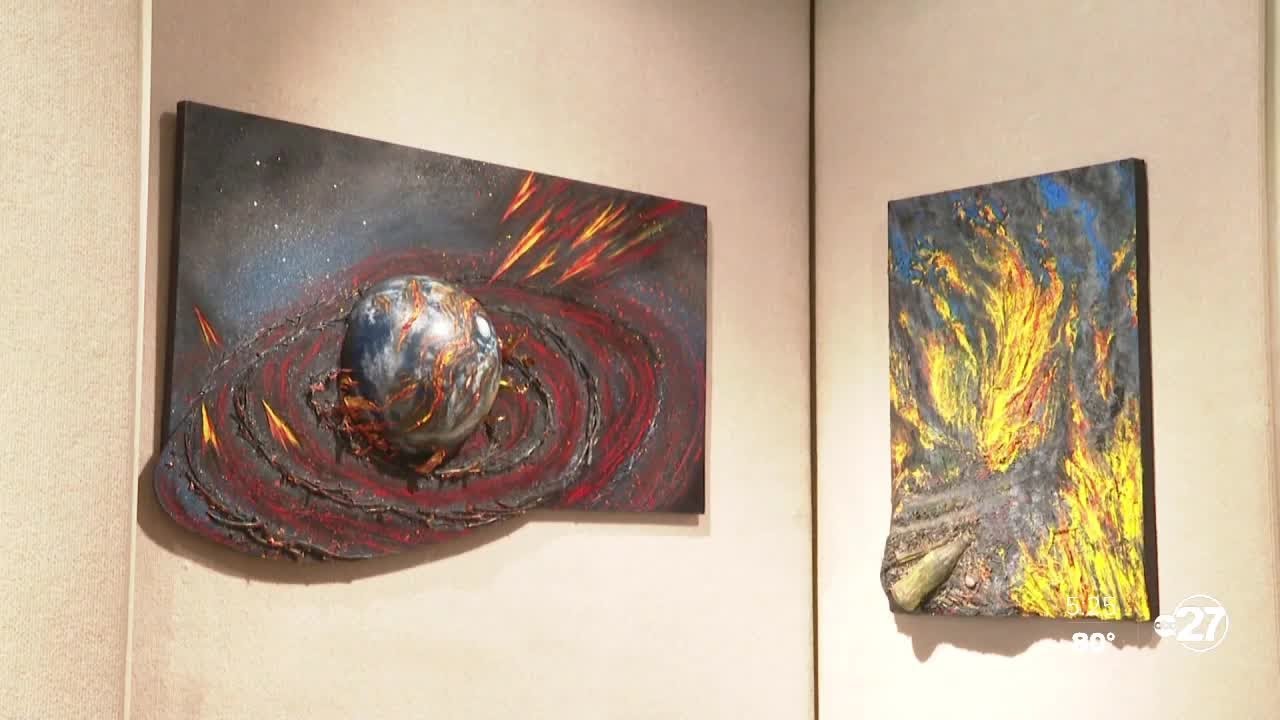 Many artist are using recycled materials to create art pieces for a special exhibit in Tallahassee