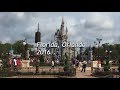 Travel Montage Disney Orlando Florida 2016