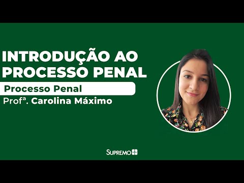 Introduction to Criminal Procedure - Prof. Carolina Máximo