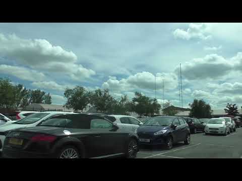 Driving On The A38 From Stoke Heath, Bromsgrove Through Droitwich To Worcester, UK 19th June 2024