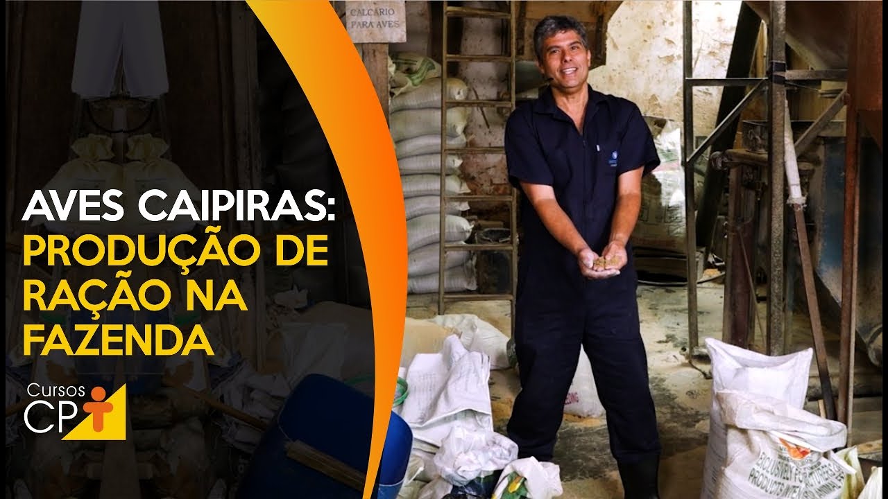 Aves caipiras: Produção de ração na fazenda l Cursos CPT