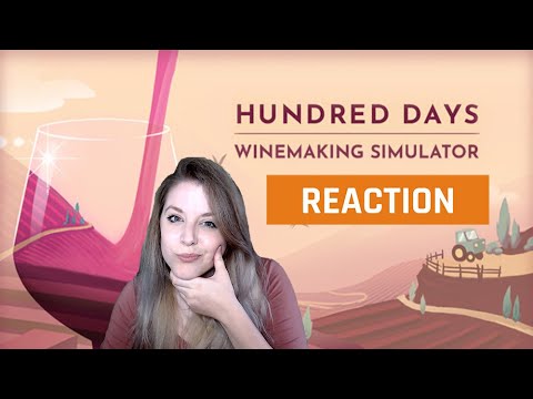 My reaction to Hundred Days Winemaking Simulator Official Trailer | GAMEDAME REACTS