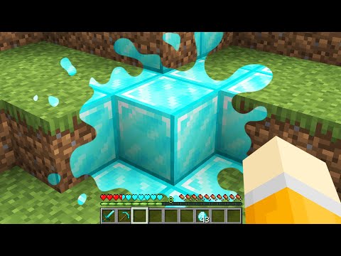 INSANE! Turning EVERYTHING to Diamonds in Minecraft