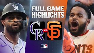 ROCKIES vs. GIANTS: Official Full Game Highlights (July 9) | 2026 MLB Season