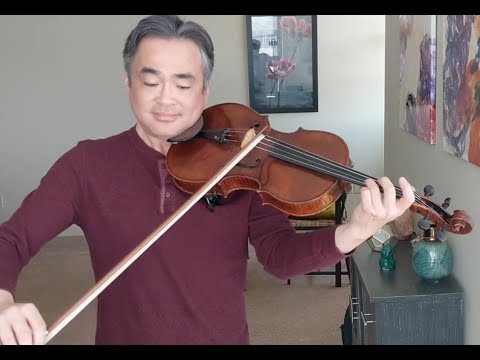 J.S. Bach Cello Suite No.1 in G Major  - V. Menuetto I & II - Viola