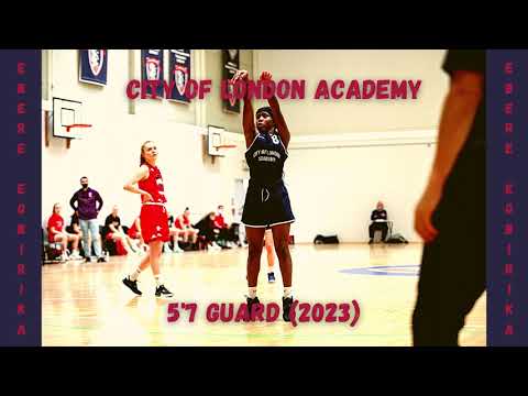 Ebere Egbirika - 5'7 Shooting Guard (2023) - City of London Academy