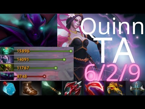 Quinn Templar Assassin vs Puck, Spectre, DK - QCY vs VG g1 UniMajor dota2