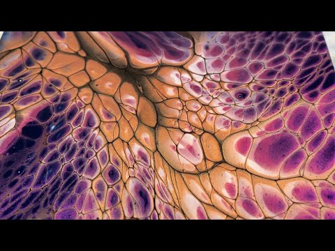 Easy Transfer Bloom with TLP Pigments - Fluid Art Tutorial