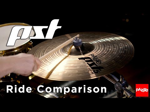 PAISTE CYMBALS - PST Ride Comparison