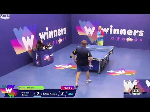 WINners CUP table 2  04.12 Priadko Sergei - Boklag Roman  17:00