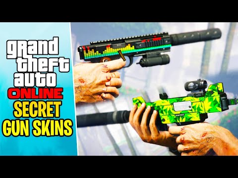 GTA 5 Online - 4 SECRET GUN SKINS You Can Easily Unlock (Also in Story Mode)