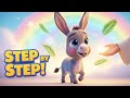 The Donkey That Helped Jesus Step By Step Christian Kids Song Tiny Ark Tunes