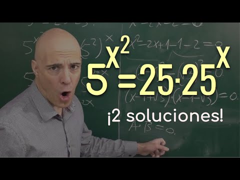 ECUACIÓN EXPONENCIAL CON DOS SOLUCIONES. Reto Matemático