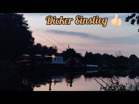 Night fishing on the canal for predatory and coarse fish feeders from eel to zander