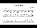 Trinidad, Hello (Theme) - Dizzy Gillespie "Jambo Caribe"  Transcription