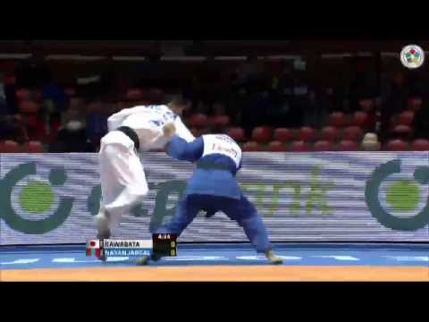 Judo Grand Prix Jeju 2013: Ryo KAWABATA (JPN) - Ser-Od NASANJARGAL (MGL) Bronze [-60kg]