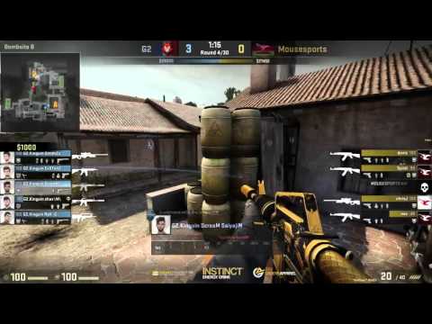 [GER] DreamHack Masters Malmö 2016 closed quali | mousesports vs. G2 Esports Map 1