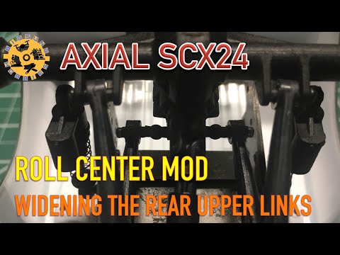 1/24 Scale Axial SCX24 | Roll Center Mod - Widening the Rear Upper Links?