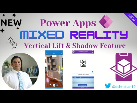 Power Apps MR Vertical Lift and Shadow Feature