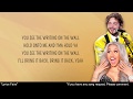 French Montana, Post Malone, Cardi B - Writing On The Wall (Lyrics) French Montana, Post Malone, Cardi B - Writing On The Wall (Lyrics)