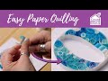 Easy Paper Quilling for Beginners: Shapes & Monogramming | Papercraft | Create and Craft