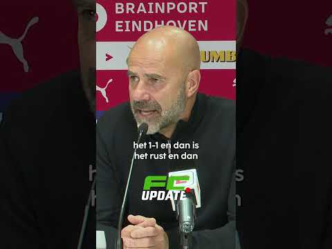 Peter Bosz over PSV - Ajax: 'Dan mag je het niet meer weggeven' #ajax #psv #eredivisie