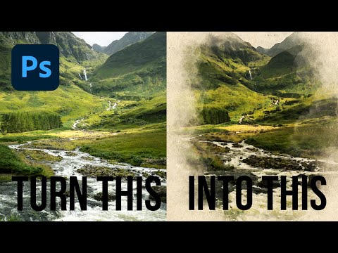 How to turn a photo into a watercolour in photoshop
