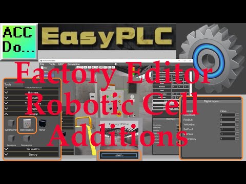 EasyPLC Factory Editor: NEW Robotic Cell Features Unleashed!