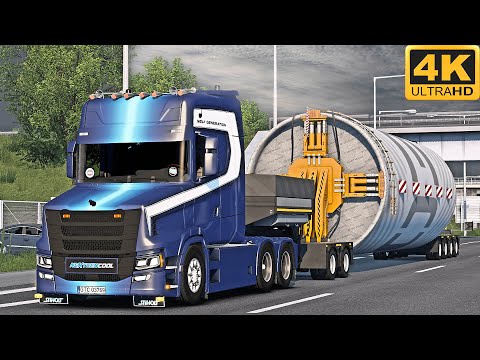 4K | ETS2 1.45 | Promods | Scania T730 V8 NextGen | Zvolen 🇸🇰 󠁧󠁢󠁳󠁣 - Olomuc 🇨🇿