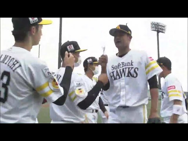 【ファーム】ピンチをチャンスに!! ホークス・椎野新が無失点で切り抜ける!! 2022年5月1日  福岡ソフトバンクホークス 対 阪神タイガース